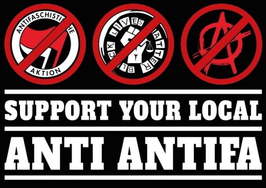 Support Anti-Antifa - Aufkleber