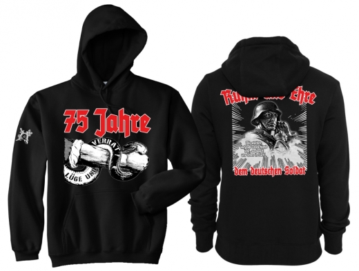Kapuzenpullover - 80 Jahre Lüge & Verrat - schwarz