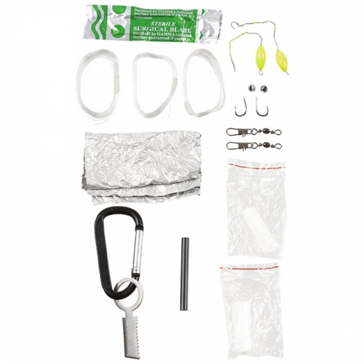 Survival Set - Parachute Cord - schwarz