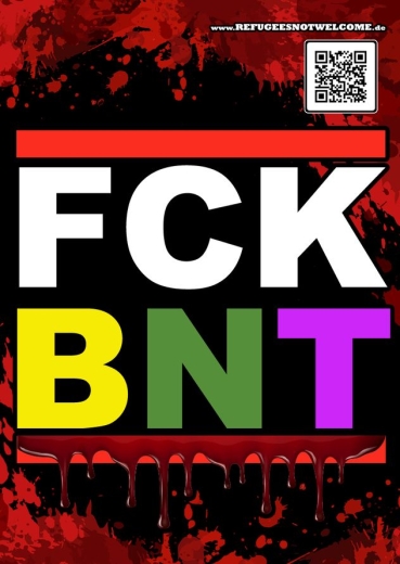 FCK BUNT - Aufkleber