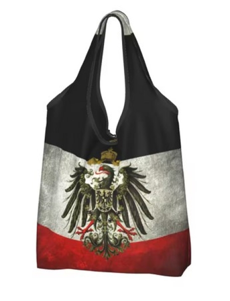 Polyester Beutel - Reichsadler - schwarz weiß rot - vintage