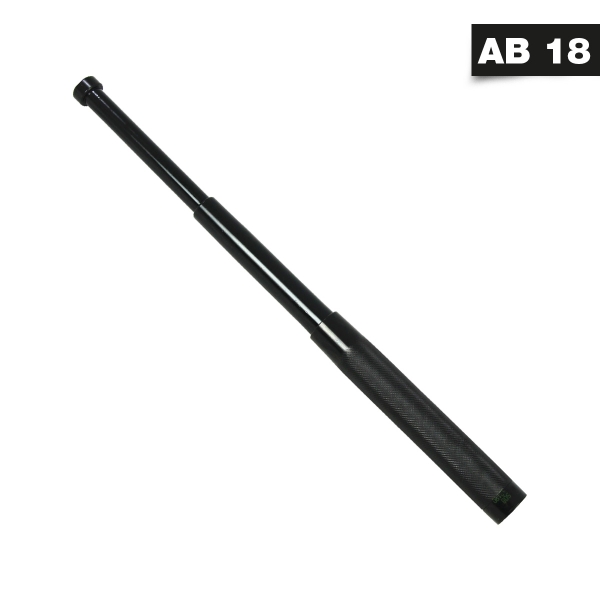 Mini Teleskop Abwehrstock - 12 Zoll - KH - schwarz
