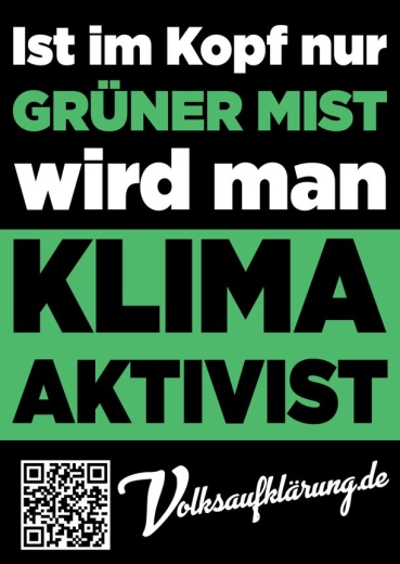 Grüner Mist - Aufkleber