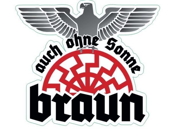 PVC Aufkleber - Auch ohne Sonne braun