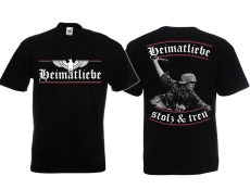 T-Hemd - Heimatliebe - stolz & treu - Motiv 1