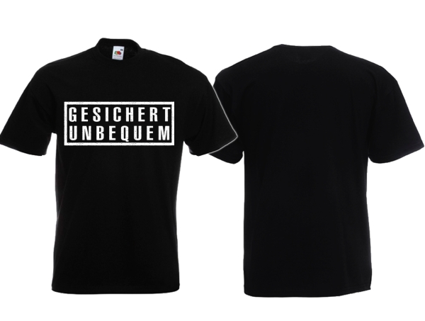 T-Hemd - Gesichert Unbequem - Motiv 2