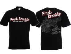 T-Hemd - Frank Rennicke - Über Länder, Grenzen, Zonen - schwarz