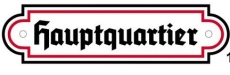 Emailleschild - Sonderformat - Hauptquartier - SWR
