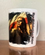 Tasse - Frank Rennicke - Das Mädel mit der Fahne - Kaiserreich