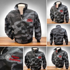 Harrington Jacke - bestickt - Division Deutschland - mit Kapuze - dark splinter