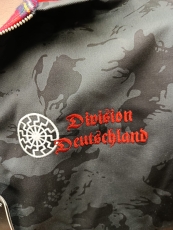 Harrington Jacke - bestickt - Division Deutschland - mit Kapuze - Nightcamo