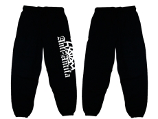 Jogginghose - Anti Antifa - Sonne - schwarz