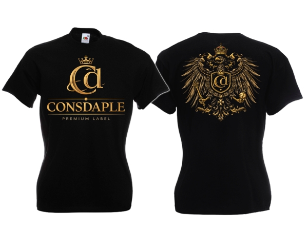 Frauen T-Shirt - Consdaple Premium - schwarz