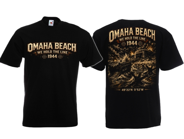 Frauen T-Shirt - Omaha Beach - We hold the Line