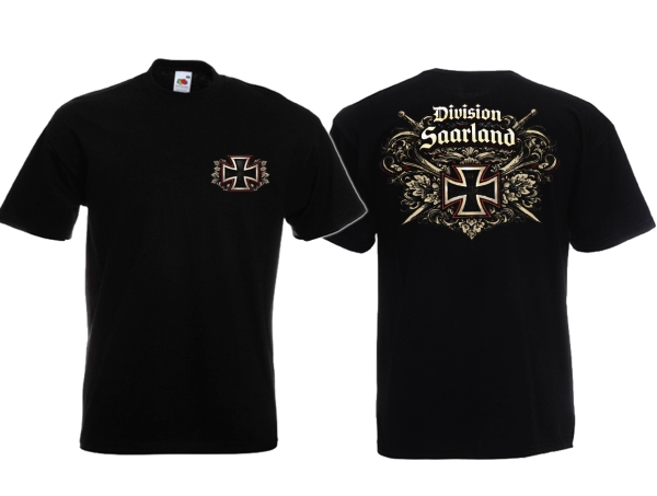 Frauen T-Shirt - Division Saarland - EK Version - schwarz