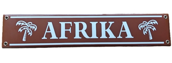 Emailleschild - Afrika Korps - Version 2