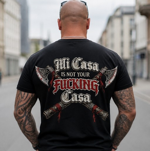 Erik & Sons - T-Shirt - CASA26 - schwarz