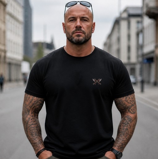 Erik & Sons - T-Shirt - CASA26 - schwarz