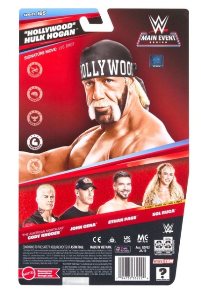 WWE - Basic Series 165 Figur - Hollywood Hulk Hogan +++EINZELSTÜCK+++