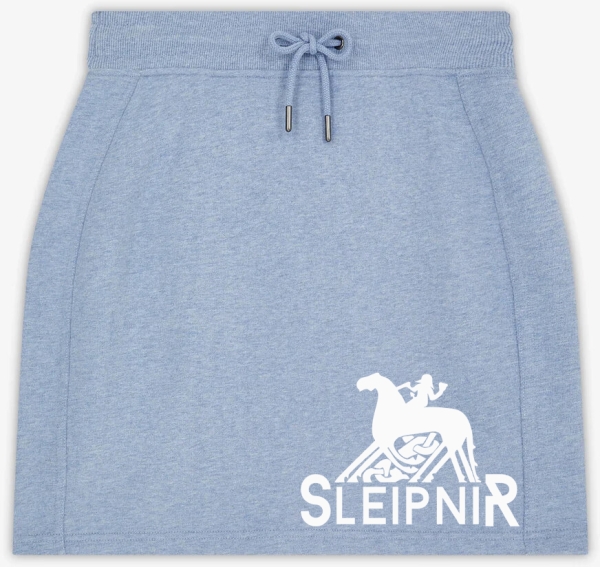 Frauen - Rock - kurz - Sleipnir - Logo - blue heather/weiß