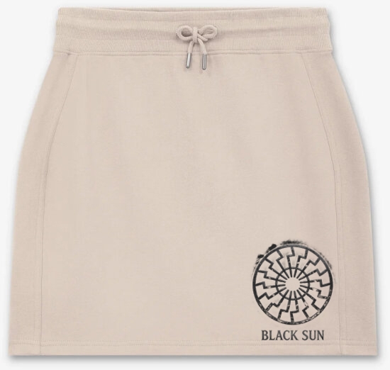 Frauen - Rock - kurz - Black Sun - Iron - Motiv 2 - sueded fawn