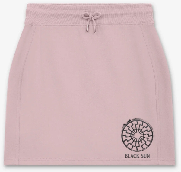 Frauen - Rock - kurz - Black Sun - Iron - Motiv 2 - sueded miami pink