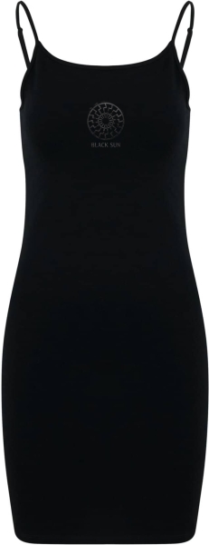 Kleid - Stretch Jersey Slim Dress - Black Sun - Iron - Motiv 2 - schwarz