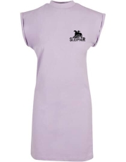 Kleid - Turtle Extended Shoulder Dress - Sleipnir - Logo - lilac