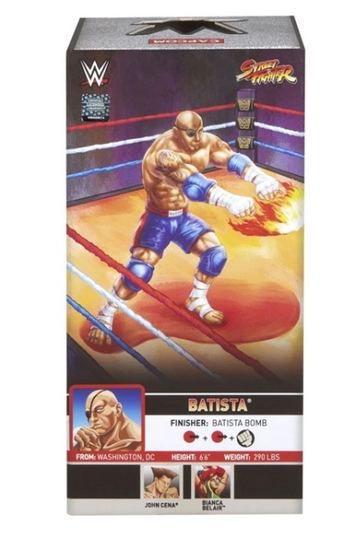 WWE - Elite Collection x Street Fighter - Batista - als Sagat - Figur +++EINZELSTÜCK+++