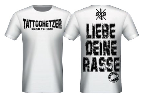 T-Hemd - T-Hemd - Tattoohetzer - Liebe deine Rasse +++RAUSVERKAUF+++