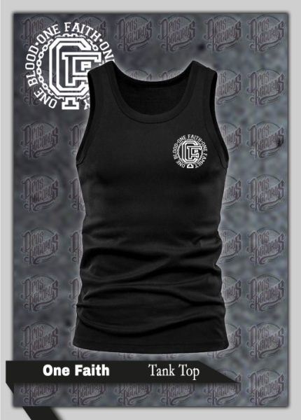 Muskelshirt/Tank Top - One Family - One Faith - schwarz