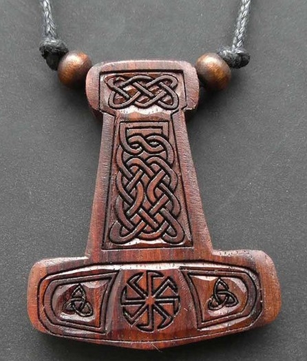 Holzanhänger - Thors Hammer - Sonne - SH - 050 -