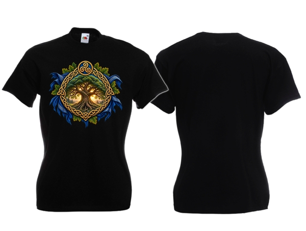 Frauen T-Shirt - keltischer Lebensbaum