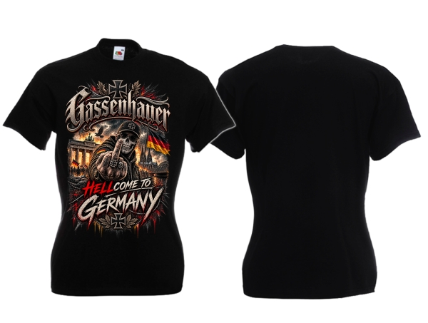 Frauen T-Shirt - Gassenhauer - Hellcome to Germany