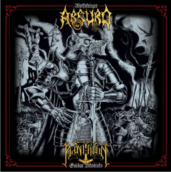 Absurd/Pantheon - Wolfskrieger/Galdur Vikodlaks (Split CD)
