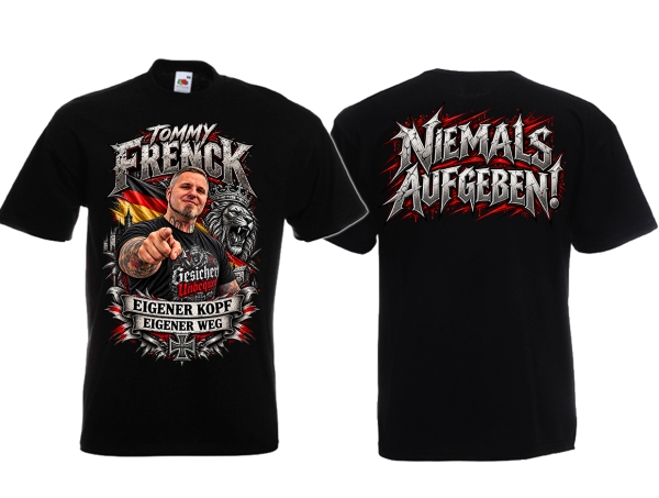 T-Hemd - Tommy Frenck - Niemals aufgeben!