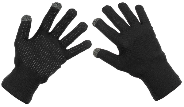 Fingerhandschuhe - wasserdicht - schwarz