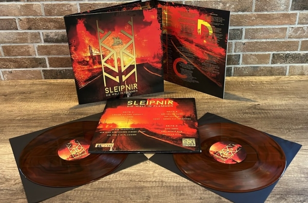 Sleipnir - Sleipnir-Doppel-LP - „Die Welt in Flammen“ - Variante 2