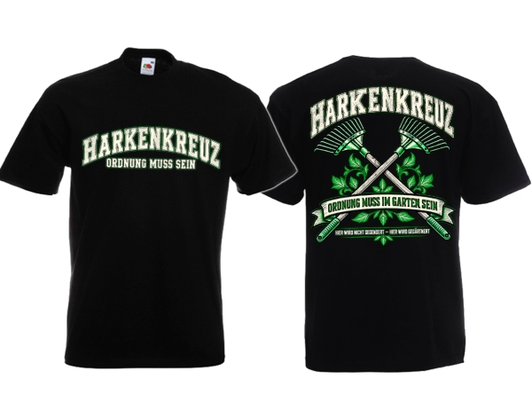 Frauen T-Shirt - Harkenkreuz - Gärtnern statt Gendern