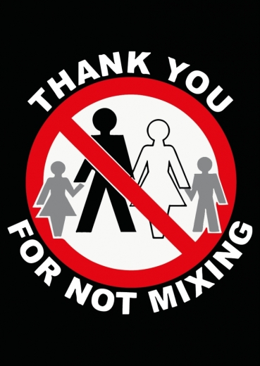Thank You For Not Mixing - Aufkleber