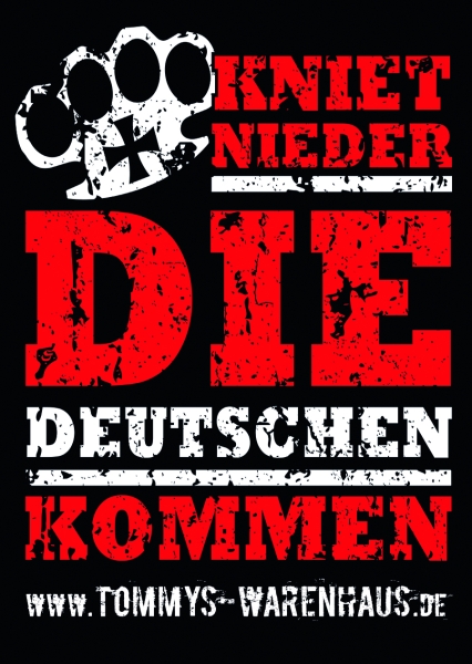 Die Deutschen kommen - Aufkleber