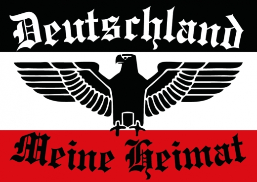 Deutschland meine Heimat - Aufkleber