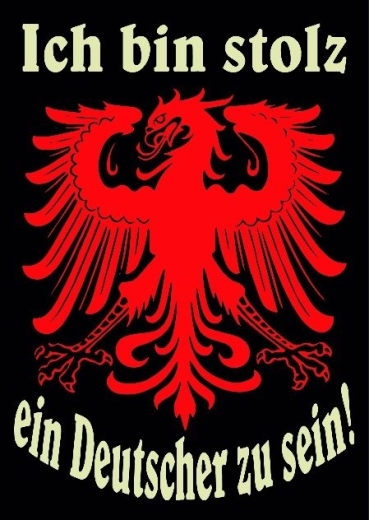 Ich bin stolz ein Deutscher zu sein - Aufkleber