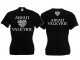 Frauen T-Shirt - Aryan Valkyrie - keltisches Herz - schwarz/weiß