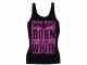Frauen Top - Born to be white - Adler - schwarz/lila