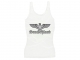 Frauen Top - Reichsadler - weiß/Silber