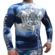 Rash Guard - Warrior of Asgard - blau +++RAUSVERKAUF+++