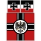 Bettwäsche - Deutsches Reich XXL mit 2 Kissen und XXL-Decke +++RAUSVERKAUF+++