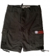 Short - Cargo - Vintage German - Division Deutschland - bestickt - schwarz