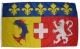 Fahne - Frankreich - Rhone Alpes